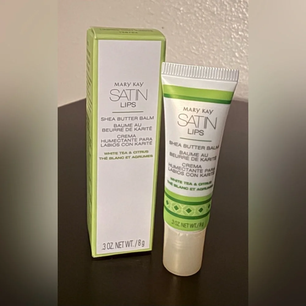 Mary Kay Satin Lips Shea Butter Balm White Tea & Citrus Hydrating Lip Treatment